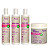 Kit Shampoo, Condicionador, Gelatina e Ativador Sos Cachos - APSE - Imagem 1