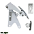 Pedal Acelerador Suspenso BugTech 2024 Branco - Imagem 2