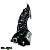 Pedal Acelerador freio embreagem Fusca Brasilia Variante Buggy PRETO - Imagem 3