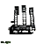 Pedal Acelerador freio embreagem Fusca Brasilia Variante Buggy PRETO - Imagem 5