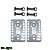 Kit Pedal Suspenso Fusca Novo Branco+ Sapatilha Pedal Branco - Imagem 3