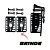 Kit Pedal Suspenso Fusca Novo Preto + Sapatilha Pedal Preto - Imagem 1