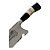 Faca mod. Nossa Senhora para churrasco aço inox 10" cabo em chifre bovino e chifre de cervo natural - Imagem 3