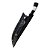 Faca mod. Nossa Senhora para churrasco aço inox 10" cabo em chifre bovino e chifre de cervo natural - Imagem 4