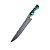 Faca churrasco FULL TANG inox 8" cabo em resina - Imagem 1