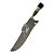 Faca mod. Nossa Senhora para churrasco aço inox 10" cabo misto - Imagem 1