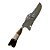 Faca mod. Nossa Senhora para churrasco aço inox 10" cabo misto - Imagem 2