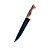 Faca churrasco FULL TANG carbono fosfatizado 8" cabo em madeira nobre - Imagem 1