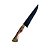 Faca churrasco FULL TANG carbono fosfatizado 8" cabo em madeira nobre - Imagem 3