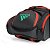 Raqueteira Adidas Multigame para Padel e Beach Martita Ortega - Preta e Laranja - Imagem 2