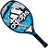 Raquete de Beach Tennis Adidas BT 3.0 – Azul com Cinza - Imagem 1