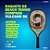 Raquete Beach Tennis Compass Vulcano 3k - Imagem 1