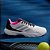 Tênis Adidas Courtjam Control 3 – Masculino Cloud White / Silver Metallic / Lucid Pink - Imagem 2