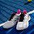 Tênis Adidas Courtjam Control 3 – Masculino Cloud White / Silver Metallic / Lucid Pink - Imagem 4