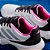 Tênis Adidas Courtjam Control 3 – Masculino Cloud White / Silver Metallic / Lucid Pink - Imagem 8