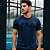 Camiseta Fila Basic Sports II – Masculina Marinho Denim - Imagem 1