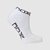Meia Para Padel Cano Curto | NOX Branco – Cinza - Imagem 1