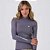 Blusa Térmica Feminina DROP SHOT W25 Cinza Escuro - Imagem 1