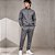 Agasalho Fila Essentials II Masculino Cinza Médio - Imagem 1