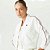 Jaqueta Fila Classic Gt Feminina Off White Gardenia/Vinho - Imagem 1