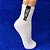 Meia For Padel 2026 Feminina Branco/Preto - Imagem 1