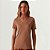 Camiseta Fila Crepe Flow Feminina Marrom Claro - Imagem 1