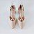 SCARPIN SALTO BAIXO BLOCO COURO NUDE CLARO CONFORTAVEL - Imagem 8