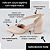 SCARPIN SALTO BAIXO BLOCO COURO NUDE CLARO CONFORTAVEL - Imagem 2
