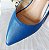 SCARPIN SALTO BAIXO BLOCO COURO AZUL BIC CONFORTAVEL - Imagem 4