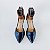 SCARPIN SALTO BAIXO FINO COURO PRETO MARROM CONFORTAVEL - Imagem 7