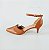 SCARPIN SALTO BAIXO FINO COURO CARAMELO CONFORTAVEL - Imagem 1