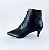 BOTA SALTO BAIXO FINO COURO PRETO CONFORTAVEL - Imagem 1