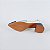 SCARPIN SALTO BAIXO BLOCO COURO AZUL MARINHO BEBE BIC OFF WHITE CONFORTAVEL - Imagem 7