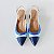 SCARPIN SALTO BAIXO BLOCO COURO AZUL MARINHO BEBE BIC OFF WHITE CONFORTAVEL - Imagem 3