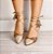 SCARPIN SALTO BAIXO FINO COURO NUDE CLARO CONFORTAVEL - Imagem 4