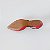 SCARPIN SALTO BAIXO BLOCO COURO VERMELHO MARSALA CONFORTAVEL - Imagem 8