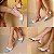 SCARPIN SALTO BAIXO BLOCO COURO NUDE OFF WHITE CONFORTAVEL - Imagem 6