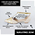 SCARPIN SALTO BAIXO FINO COURO OFF WHITE DOURADO CONFORTAVEL - Imagem 2
