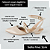 SCARPIN SALTO BAIXO FINO COURO NUDE CLARO CONFORTAVEL - Imagem 2