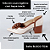 SCARPIN SALTO BAIXO BLOCO COURO OFF WHITE MARROM CONFORTAVEL - Imagem 2