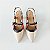 SCARPIN SALTO BAIXO FINO COURO NUDE VERMELHO PRETO CONFORTAVEL - Imagem 8