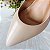 SCARPIN SALTO BAIXO FINO COURO NUDE CLARO CONFORTAVEL - Imagem 10
