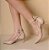 SCARPIN SALTO BAIXO FINO COURO NUDE CLARO CONFORTAVEL - Imagem 6