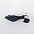 SCARPIN SALTO BAIXO BLOCO COURO OFF WHITE PRETO CONFORTAVEL - Imagem 9