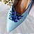 SCARPIN SALTO BAIXO BLOCO COURO AZUL BEBE BIC MARINHO CONFORTAVEL - Imagem 3