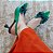 SCARPIN SALTO BAIXO TACA COURO VERDE ESMERALDA MILITAR CONFORTAVEL - Imagem 3