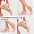 SCARPIN SALTO BAIXO FINO COURO PRATA CONFORTAVEL - Imagem 6