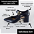SCARPIN SALTO BAIXO BLOCO COURO PRETO CONFORTAVEL - Imagem 2