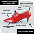 OXFORD SALTO BAIXO FINO COURO VERMELHO CAMPARI CONFORTAVEL - Imagem 2