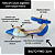 SCARPIN SALTO BAIXO FINO COURO AZUL BIC BEBE CONFORTAVEL - Imagem 2